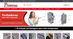 Desktop Screenshot of potencialferragens.com.br